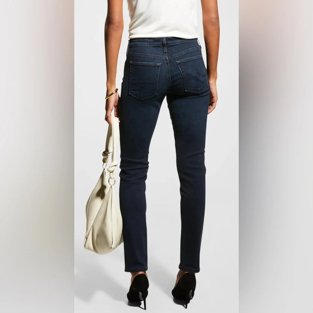 ADRIANO GOLDSCHMIED AG The Prima Cigarette Leg Skinny Jeans Dark Blue Women’s 28